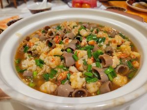 ユムシあんかけご飯